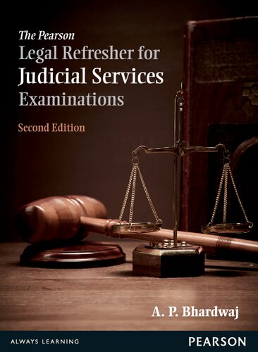 Pearson Legal Refresher for the Judicial Services Examinations, 2/e, The.