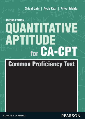 Quantitative Aptitude for CA-CPT.