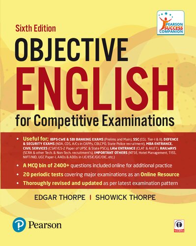 Objective English : Competitive Examination.