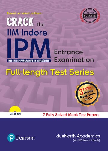 Crack the IIM Indore IPM (Integrated Programme in Management) Entrance Examination Full Length Test Series.