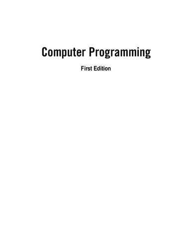 Computer Programming