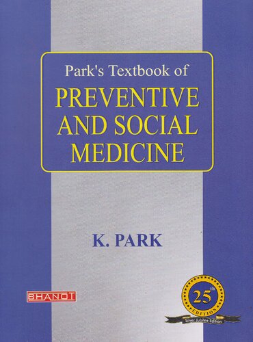 Parks Text Book Of Preventive &amp; Social Medicine