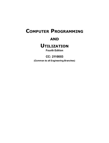 Computer Programming and Utilization, 4e