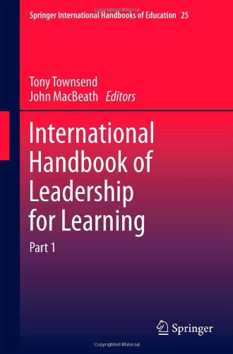 International Handbook of Leadership for Learning