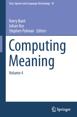 Computing meaning : vol. 4