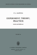 Experiment, Theory, Practice : Articles and Addresses