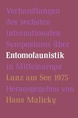 Verhandlungen des Sechsten Internationalen Symposiums über Entomofaunistik in Mitteleuropa