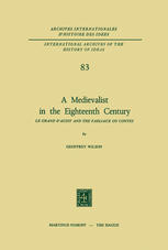 A Medievalist in the Eighteenth Century : Le Grand d'Aussy and the Fabliaux ou Contes