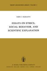 Essays on Ethics, Social Behaviour, and Scientific Explanation