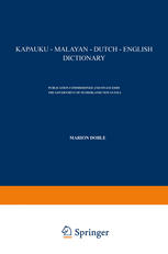 Kapauku - Malayan - Dutch - English Dictionary