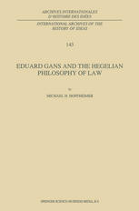 Eduard Gans and the Hegelian Philosophy of Law