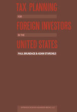 Tax Planning for Foreign Investors in the United States