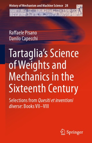 Tartaglia S Science of Weights and Mechanics in the Sixteenth Century