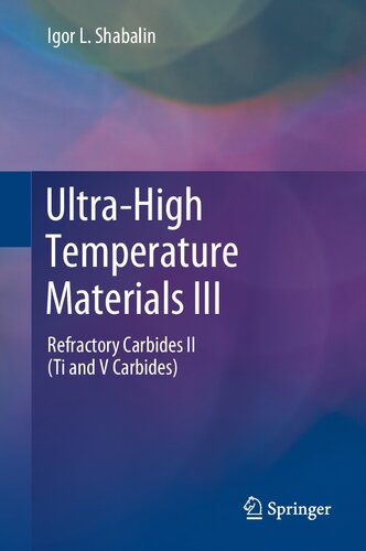 Ultra-high temperature materials. III, Refractory carbides II (Ti and V carbides)