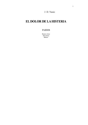 El Dolor de la Histeria