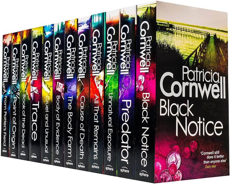 Kay Scarpetta Series 12 Books Collection Set By Patricia Cornwell (Body Of Evidence,All That Remains,Cruel And Unusual,Trace,Predator,Book Of The Dead etc.)
