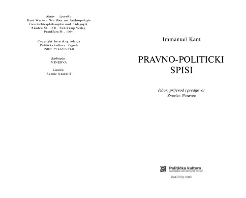 Pravno-politički spisi