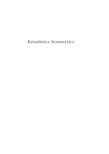 Estadística Matemática