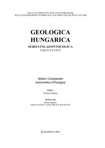 Aptian-Campanian ammonites of Hungary