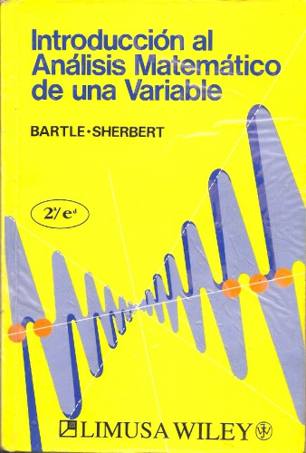 Introducción al Análisis Matemático de una Variable