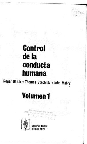 Control de la conducta humana