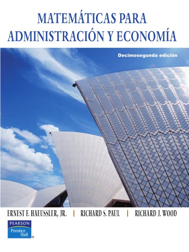 Matematicas para Administracion y Economia 12/ed.