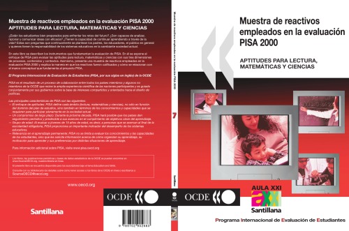 Muestra de reactivos empleados en la evaluación Pisa 2000 : aptitudes para la lectura, matemáticas y ciencias