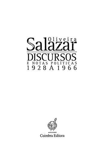 Discursos e Notas Políticas 