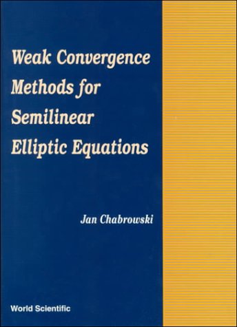 Weak Convergence Methods For Semilinear Elliptic Equations