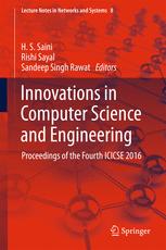 Innovations in Computer Science and Engineering Proceedings of the Fourth ICICSE 2016