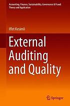 External Auditing and Quality