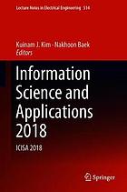 Information Science and Applications 2018 : ICISA 2018