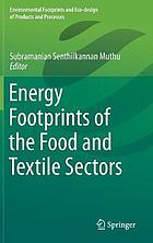 Energy footprints of the food and textile sectors