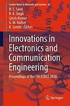 INNOVATIONS IN ELECTRONICS AND COMMUNICATION ENGINEERING : proceedings of the.