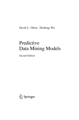 Predictive data mining models