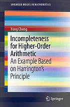 Incompleteness for Higher-Order Arithmetic : An Example Based on Harrington's Principle