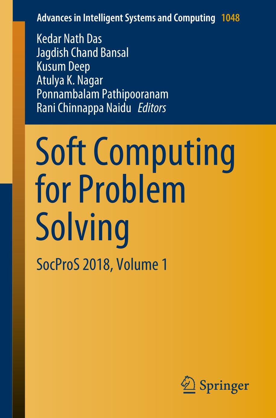 Soft Computing for Problem Solving SocProS 2018, Volume 1