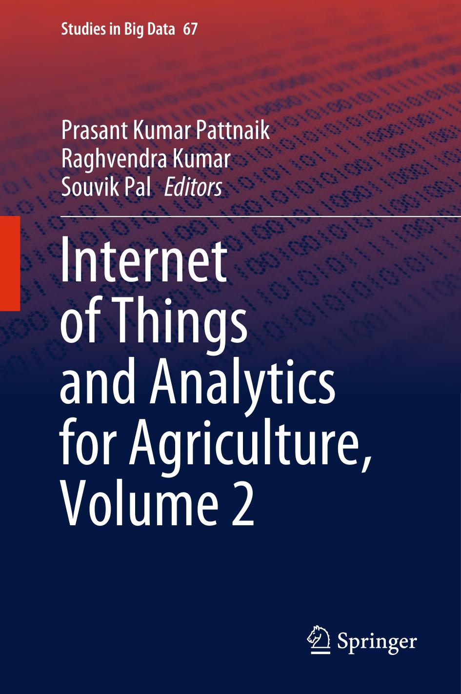 Internet of Things and Analytics for Agriculture, Volume 2