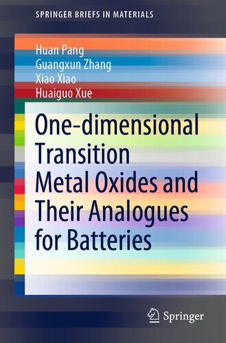 One-dimensional transition metal oxides and their analogues for batteries