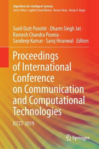 Proceedings of International Conference on Communication and Computational Technologies : ICCCT-2019