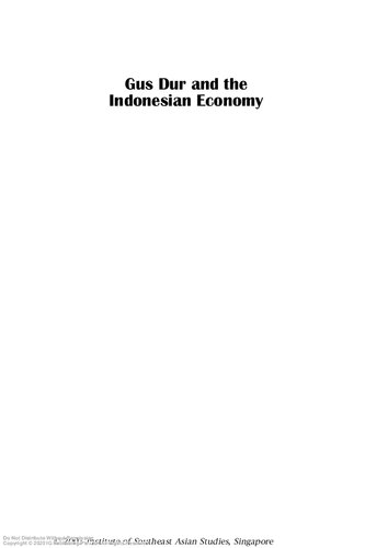 Gus Dur and the Indonesian economy