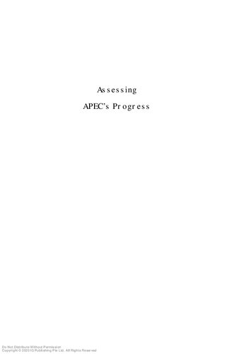 Assessing Apec's Progress