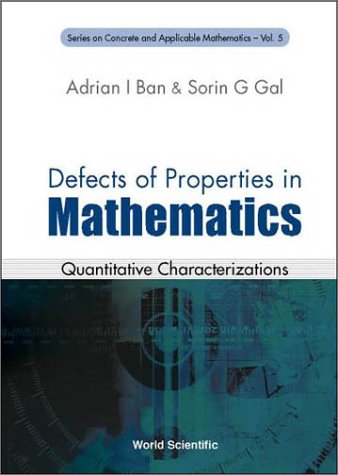 Defects of properties in mathematics quantitative characterizations