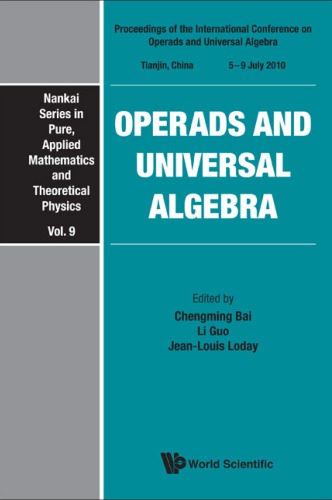 Operads and Universal Algebra - Proceedings of the International Conference