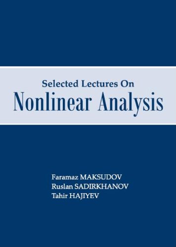 Selected lectures on nonlinear analysis