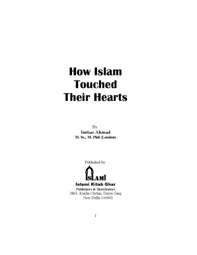 International Muslim youth : (how Islam touched their hearts)