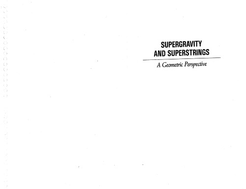 Supergravity And Superstrings