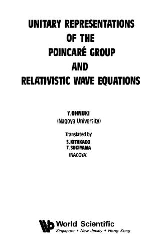 Unitary Representations of the Poincare Group and Relativistic Wave Equations