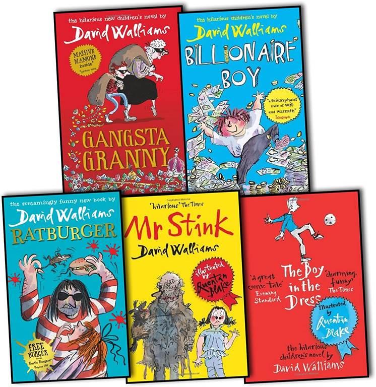 David Walliams Collection 5 Books Set