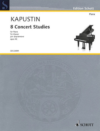 Eight Concert Studies - op. 40 - piano - sheet music - (ED 22659)